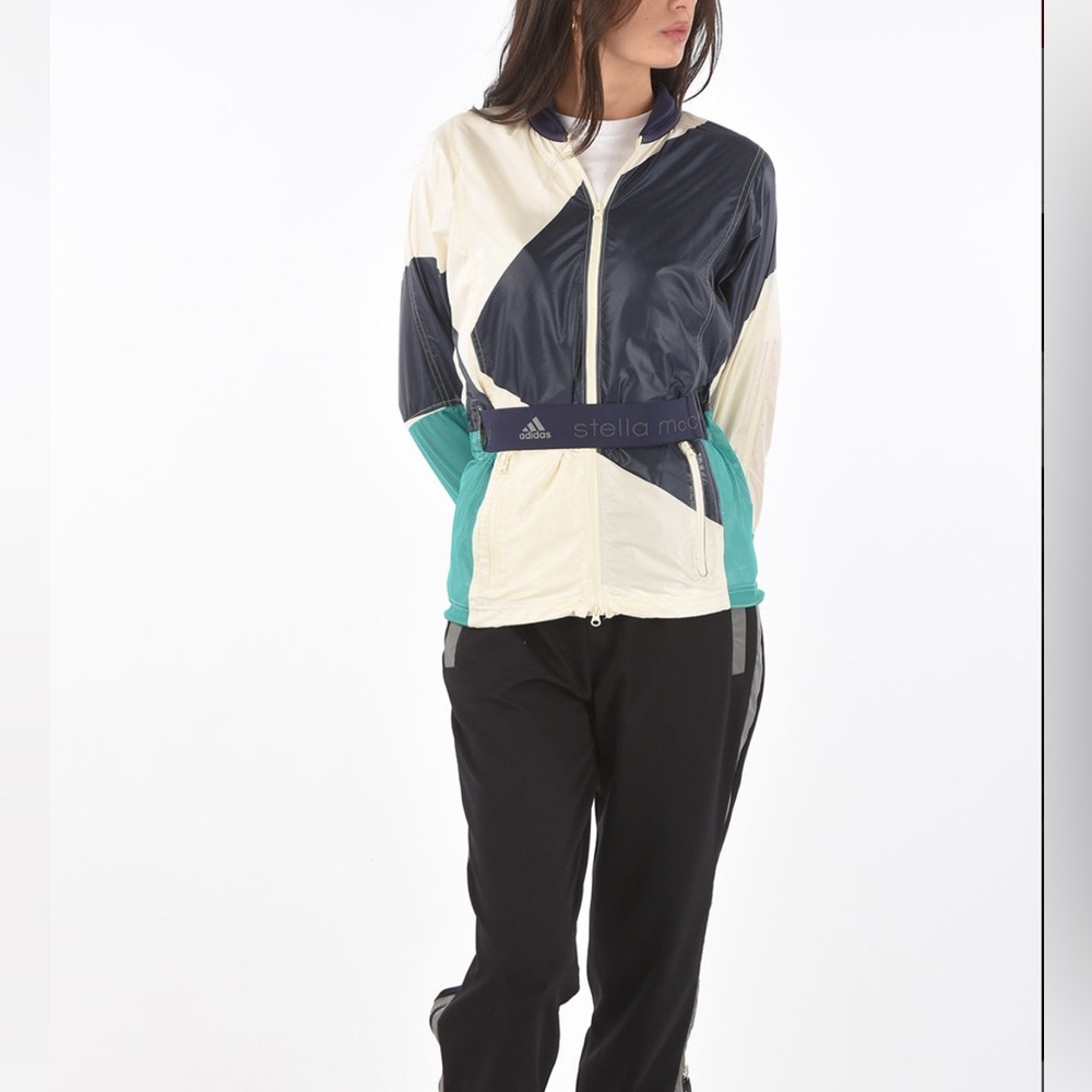 Adidas x Stella McCartney Run KTE Windbreaker Jacket with Belt Size M - Picture 3 of 15